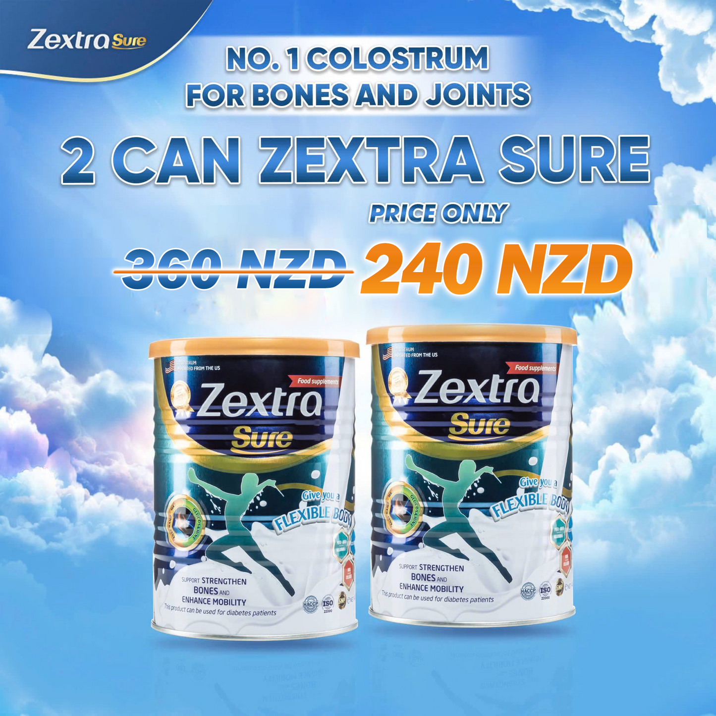 Zextra Sure Colostrum Milk